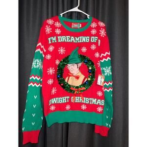 Ugly Christmas Sweater Xmas Size Large Spencer’s The Office Dwight